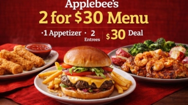 Applebee’s 2 for $30 Menu