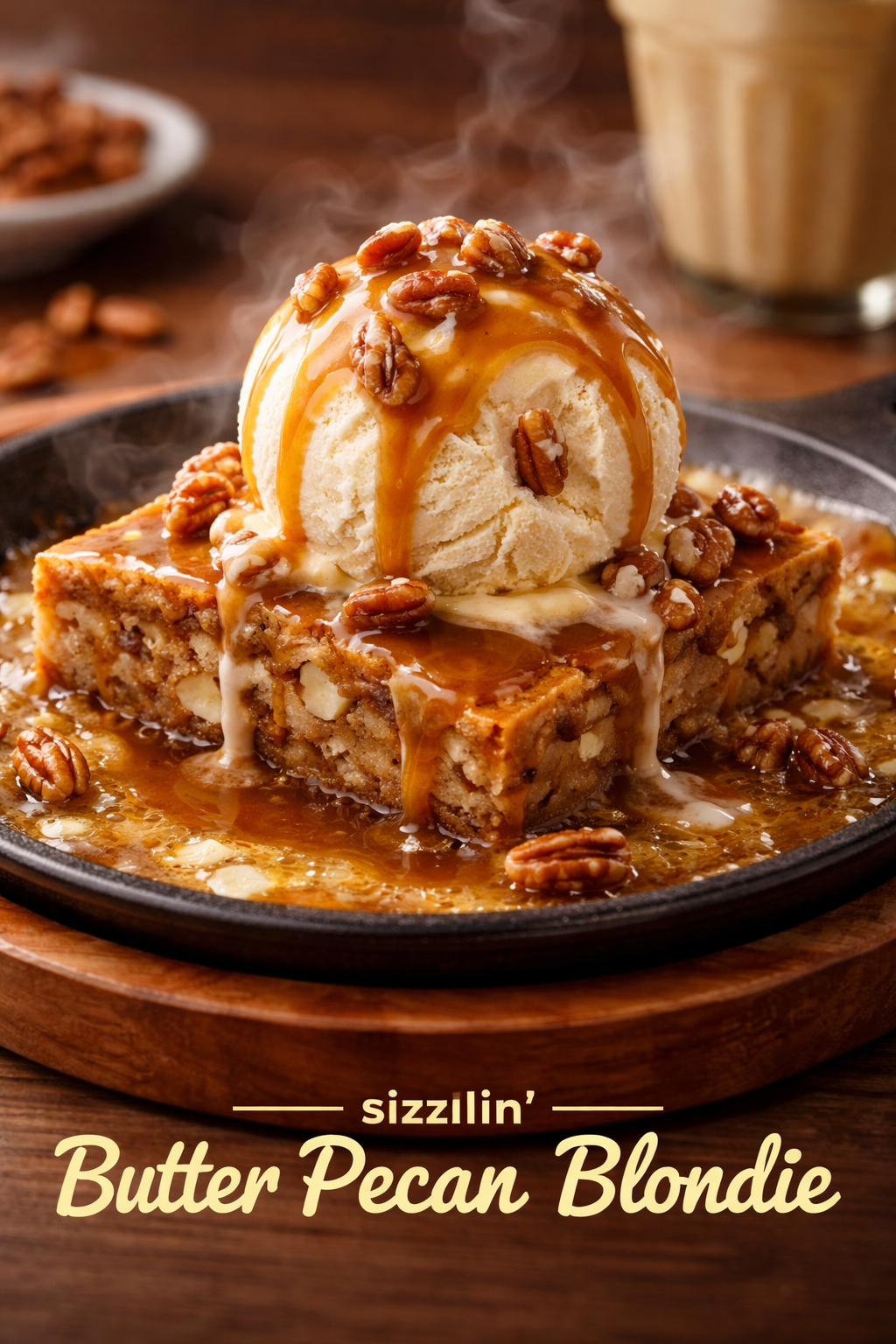 Sizzlin' Butter Pecan Blondie