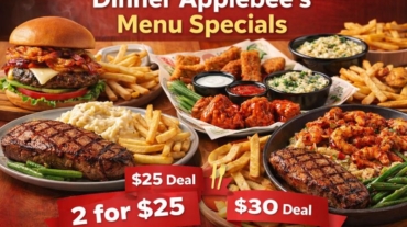 Dinner Applebee’s Menu Specials