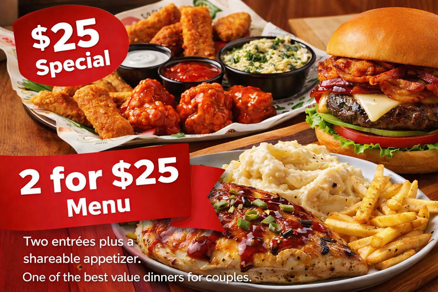 Applebee's 2 for $25 Deal